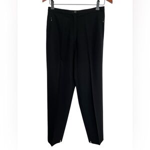 Piazza Sempione Wool Black Trousers size 42 (US6)